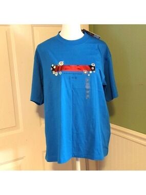 Billie Eilish Takashi Murakami Blue T Shirt XS Unisex